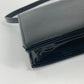 GUCCI 354086 GG Micro Gucci Gucci Nice Bag Crossbody Shoulder Wallet Long Wallet Shoulder Bag Enamel Women's Black