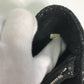 CHANEL Coco Mark CC Coin Case Pouch Leather Women's Black