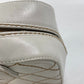 CHANEL CC Coco Mark Wild Stitch Vintage Mini Boston Bag Shoulder Bag Handbag Leather Women's White