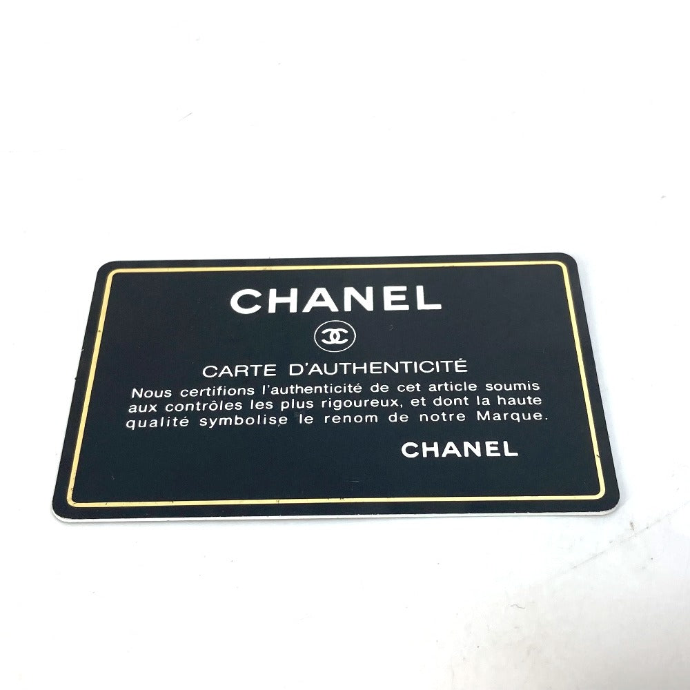 CHANEL CC Coco Mark Wild Stitch Vintage Mini Boston Bag Shoulder Bag Handbag Leather Women's White