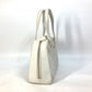 CHANEL CC Coco Mark Wild Stitch Vintage Mini Boston Bag Shoulder Bag Handbag Leather Women's White