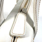 CHANEL CC Coco Mark Wild Stitch Vintage Mini Boston Bag Shoulder Bag Handbag Leather Women's White