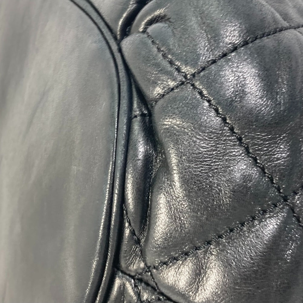 CHANEL CC ココマーク マトラッセ キルティング チェーン トートバッグ カバン 肩掛け ショルダーバッグ レザー レディース ブラック