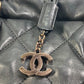 CHANEL CC ココマーク マトラッセ キルティング チェーン トートバッグ カバン 肩掛け ショルダーバッグ レザー レディース ブラック