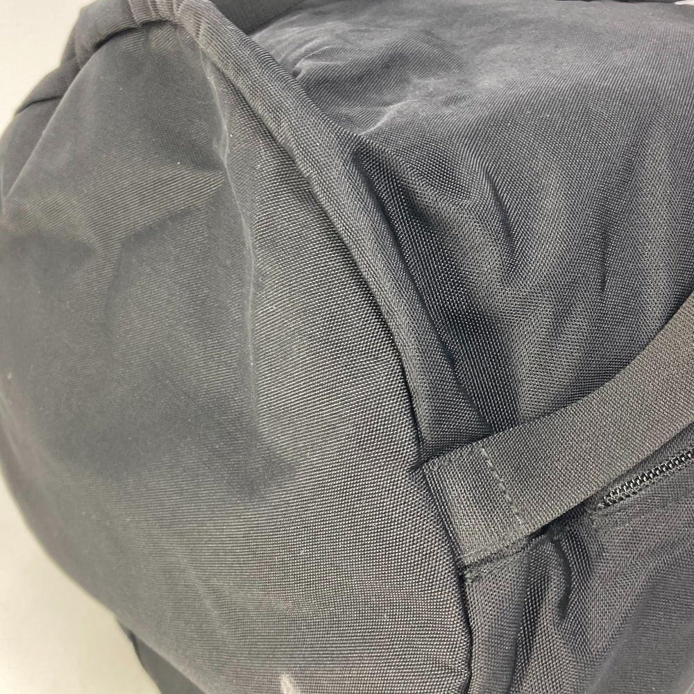 GUCCI 019.0585 Logo Backpack in Nylon/Leather, Men's, Black