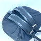 GUCCI 019.0585 Logo Backpack in Nylon/Leather, Men's, Black