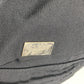GUCCI 019.0585 Logo Backpack in Nylon/Leather, Men's, Black