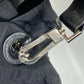 GUCCI 019.0585 Logo Backpack in Nylon/Leather, Men's, Black