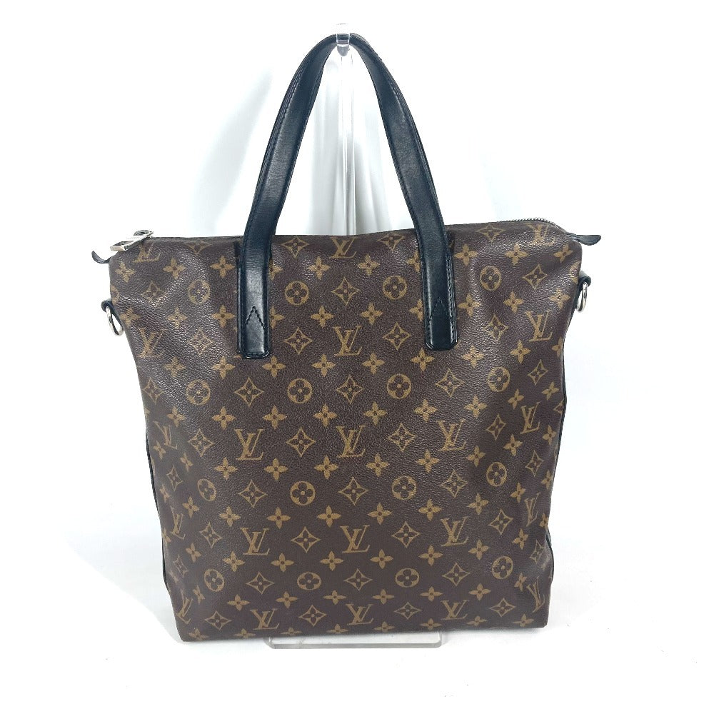 LOUIS VUITTON M40388 MonogramMacassar Kitan Business Bag Hand Bag Tote Bag MonogramMacassarCanvas Brown/Black Used