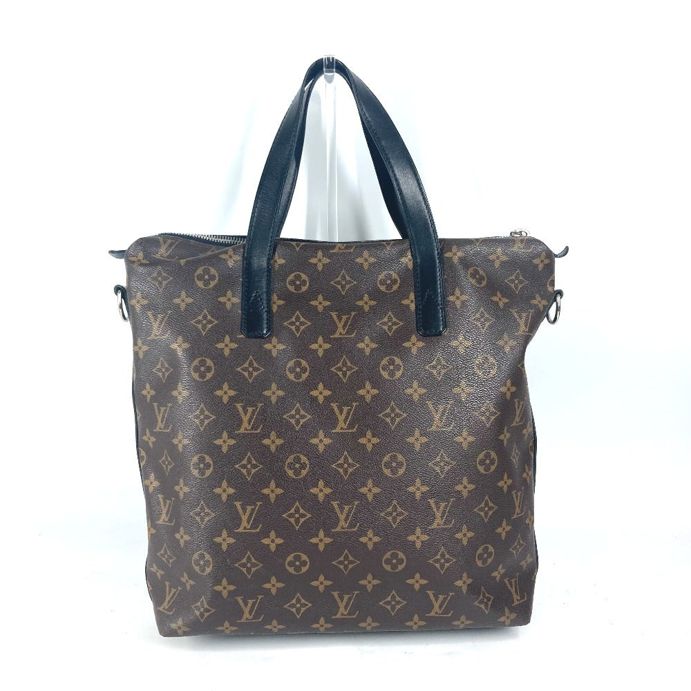 LOUIS VUITTON M40388 MonogramMacassar Kitan Business Bag Hand Bag Tote Bag MonogramMacassarCanvas Brown/Black Used