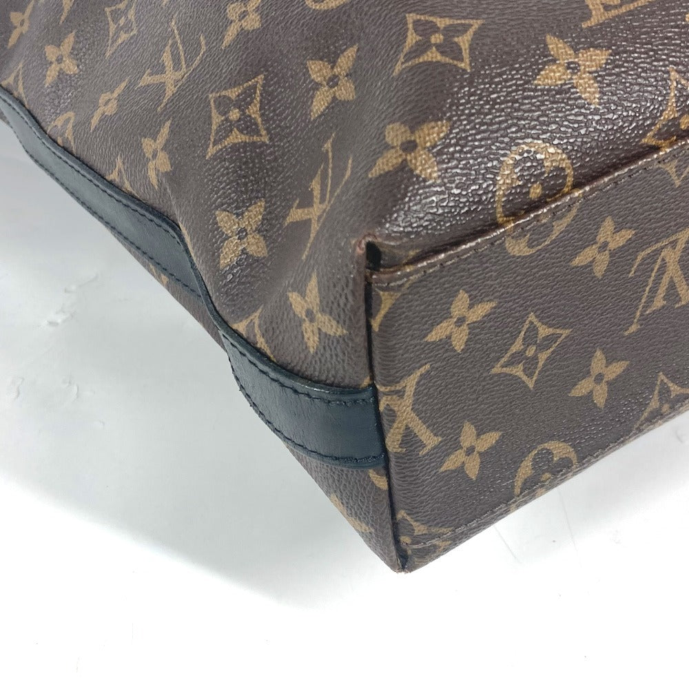LOUIS VUITTON M40388 MonogramMacassar Kitan Business Bag Hand Bag Tote Bag MonogramMacassarCanvas Brown/Black Used