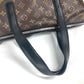 LOUIS VUITTON M40388 MonogramMacassar Kitan Business Bag Hand Bag Tote Bag MonogramMacassarCanvas Brown/Black Used