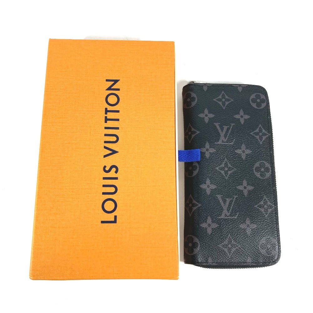 LOUIS VUITTON M62295 モノグラムエクリプス ジッピーウォレットヴェルティカル ラウンドファスナー 長財布 モノグラムエクリプスキャンバス メンズ ブラック