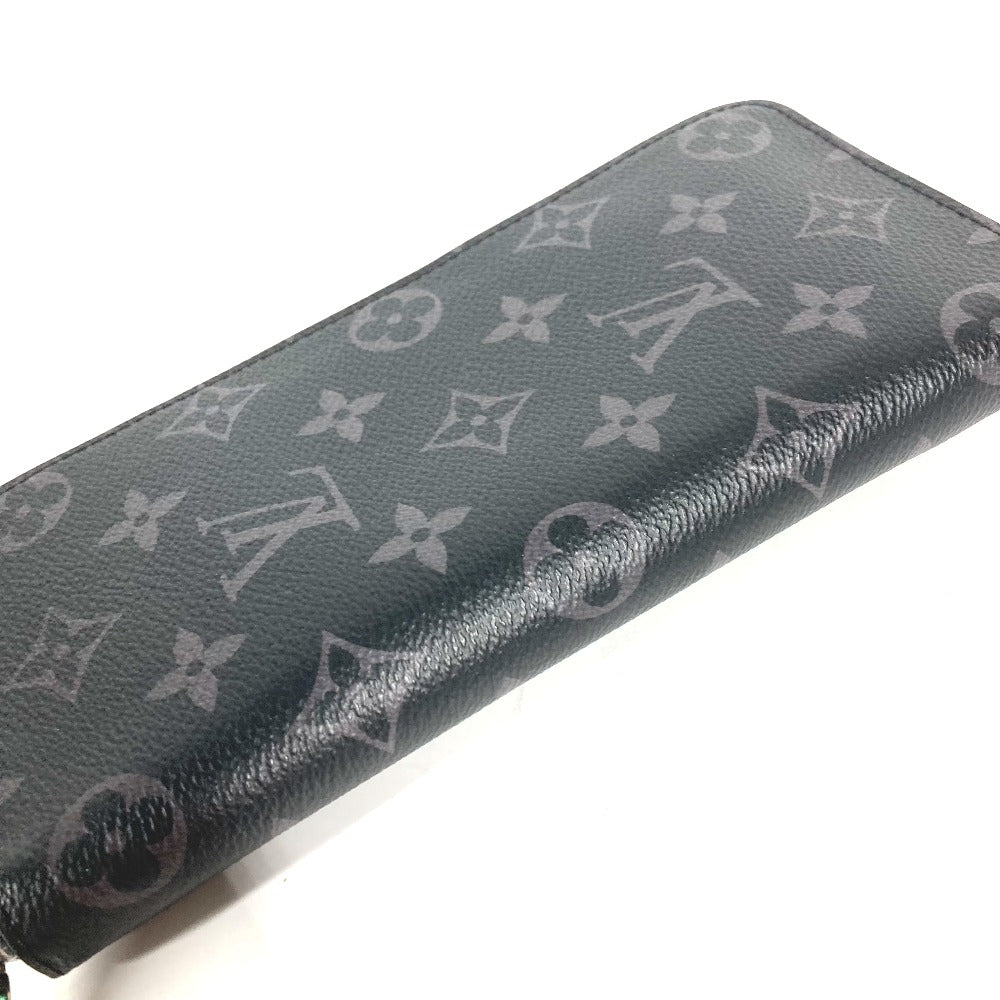 LOUIS VUITTON M62295 モノグラムエクリプス ジッピーウォレットヴェルティカル ラウンドファスナー 長財布 モノグラムエクリプスキャンバス メンズ ブラック