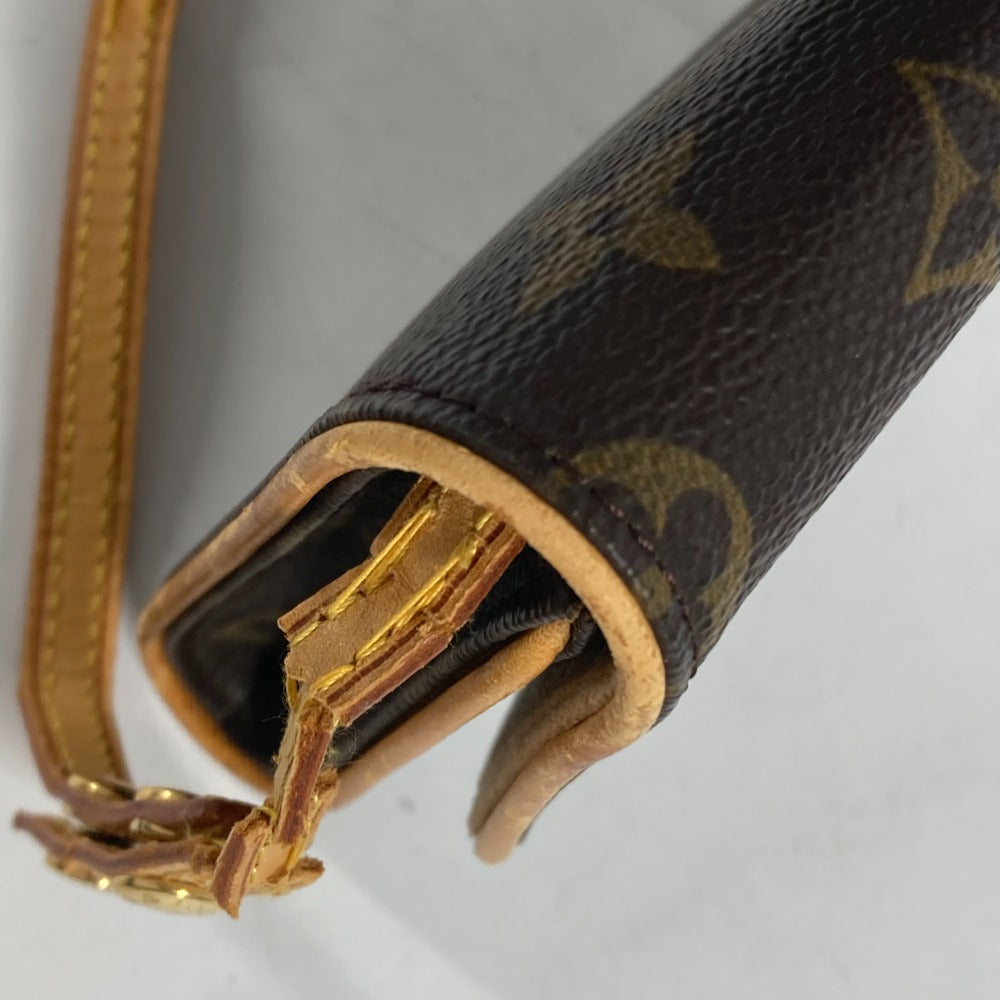 LOUIS VUITTON M51852 モノグラム ポシェットツインGM 2WAYバッグ クラッチバッグ 斜め掛け カバン ショルダーバッグ モノグラムキャンバス レディース ブラウン