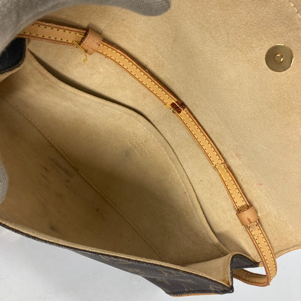 LOUIS VUITTON M51852 モノグラム ポシェットツインGM 2WAYバッグ クラッチバッグ 斜め掛け カバン ショルダーバッグ モノグラムキャンバス レディース ブラウン