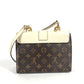 LOUIS VUITTON M44653 モノグラム ロッキー BB カバン 2WAYバッグ ショルダーバッグ ハンドバッグ モノグラムキャンバス レディース クレーム ホワイト