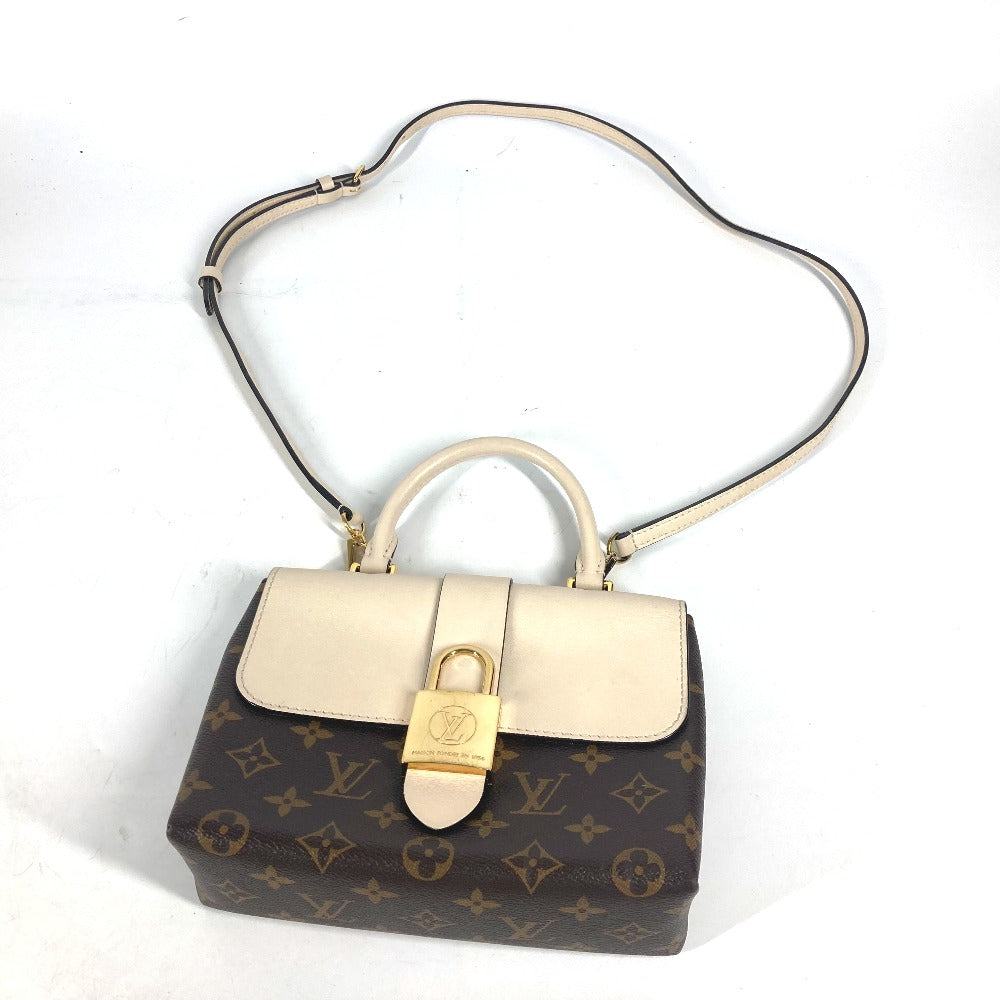 LOUIS VUITTON M44653 モノグラム ロッキー BB カバン 2WAYバッグ ショルダーバッグ ハンドバッグ モノグラムキャンバス レディース クレーム ホワイト