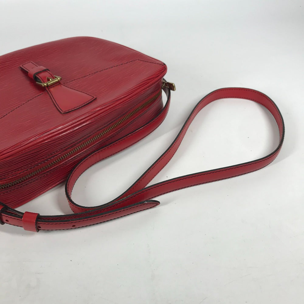 LOUIS VUITTON M52157 エピ ジョヌフィーユ 斜め掛け ポシェット カバン ショルダーバッグ エピレザー レディース カスティリアンレッド レッド