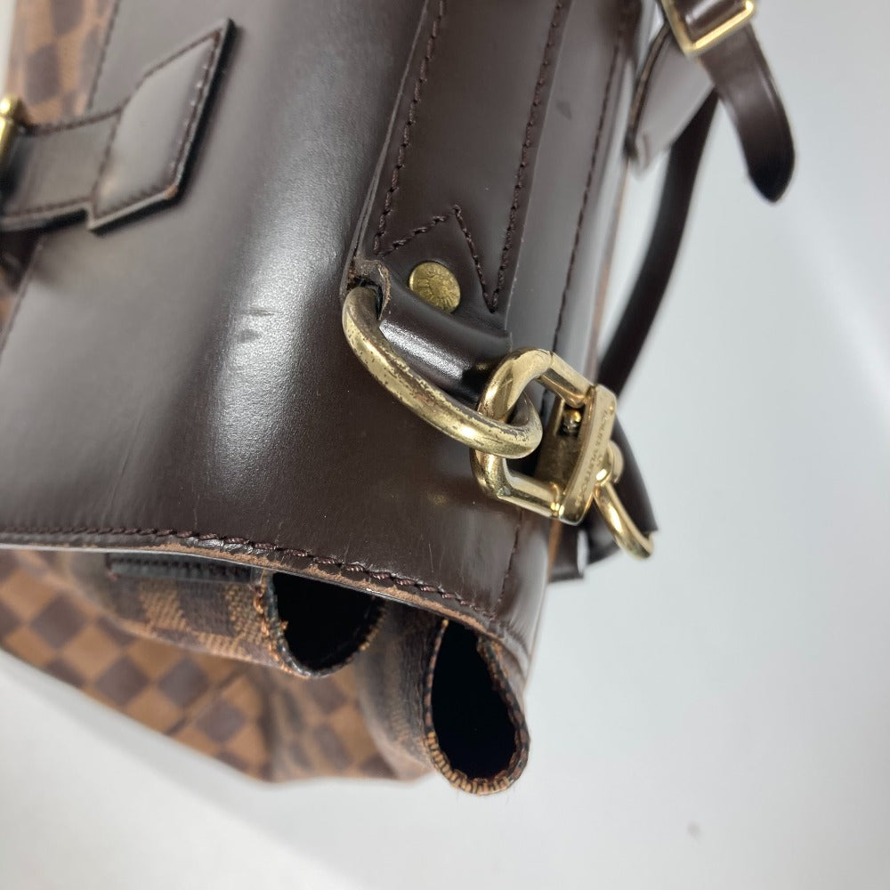 LOUIS VUITTON N41130 ダミエ ウエストエンドPM 斜め掛け トートバッグ ボストンバッグ ショルダーバッグ 2WAYバッグ ハンドバッグ ダミエキャンバス レディース エベヌ ブラウン