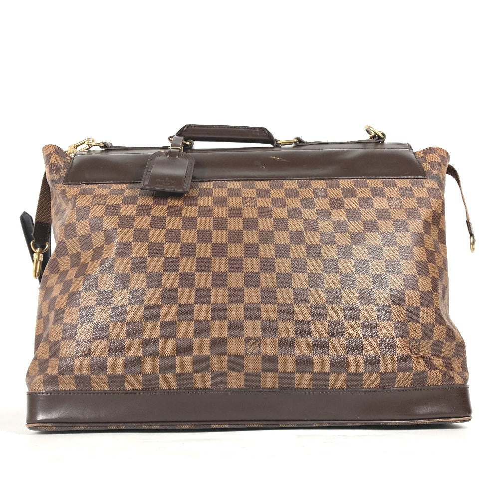 LOUIS VUITTON N41130 ダミエ ウエストエンドPM 斜め掛け トートバッグ ボストンバッグ ショルダーバッグ 2WAYバッグ ハンドバッグ ダミエキャンバス レディース エベヌ ブラウン