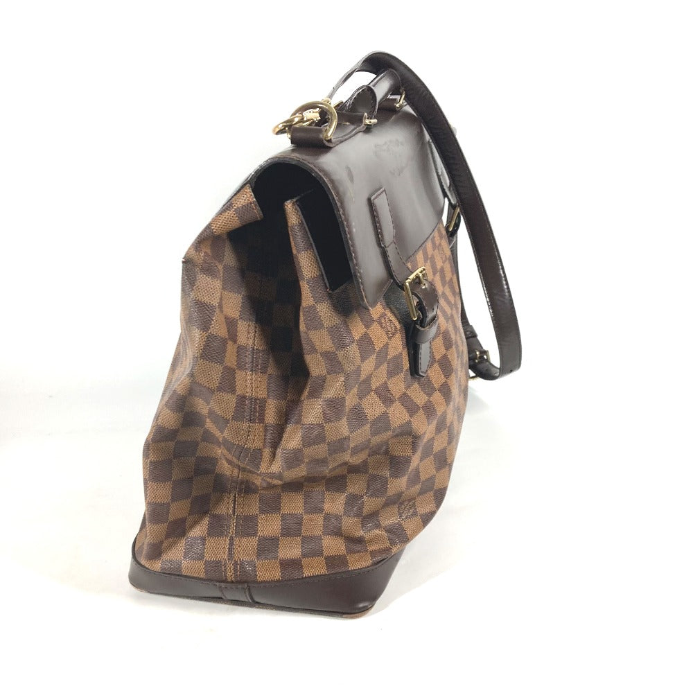 LOUIS VUITTON N41130 ダミエ ウエストエンドPM 斜め掛け トートバッグ ボストンバッグ ショルダーバッグ 2WAYバッグ ハンドバッグ ダミエキャンバス レディース エベヌ ブラウン