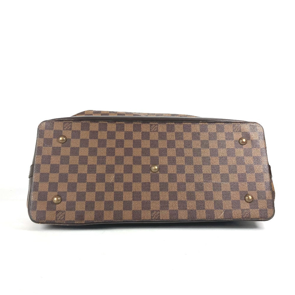 LOUIS VUITTON N41130 ダミエ ウエストエンドPM 斜め掛け トートバッグ ボストンバッグ ショルダーバッグ 2WAYバッグ ハンドバッグ ダミエキャンバス レディース エベヌ ブラウン