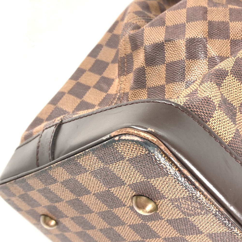 LOUIS VUITTON N41130 ダミエ ウエストエンドPM 斜め掛け トートバッグ ボストンバッグ ショルダーバッグ 2WAYバッグ ハンドバッグ ダミエキャンバス レディース エベヌ ブラウン