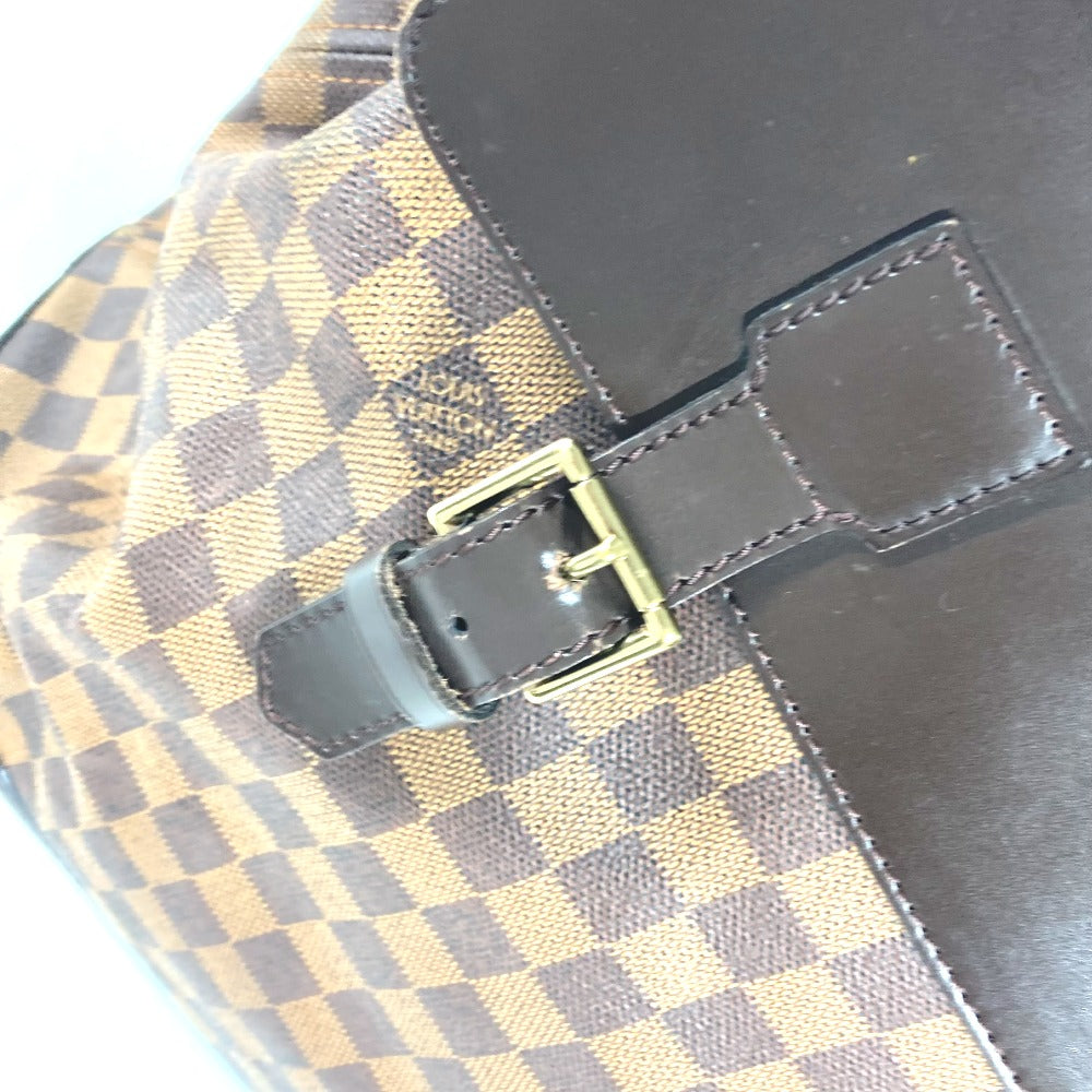 LOUIS VUITTON N41130 ダミエ ウエストエンドPM 斜め掛け トートバッグ ボストンバッグ ショルダーバッグ 2WAYバッグ ハンドバッグ ダミエキャンバス レディース エベヌ ブラウン