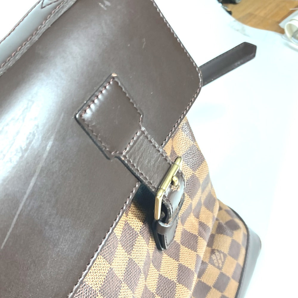 LOUIS VUITTON N41130 ダミエ ウエストエンドPM 斜め掛け トートバッグ ボストンバッグ ショルダーバッグ 2WAYバッグ ハンドバッグ ダミエキャンバス レディース エベヌ ブラウン
