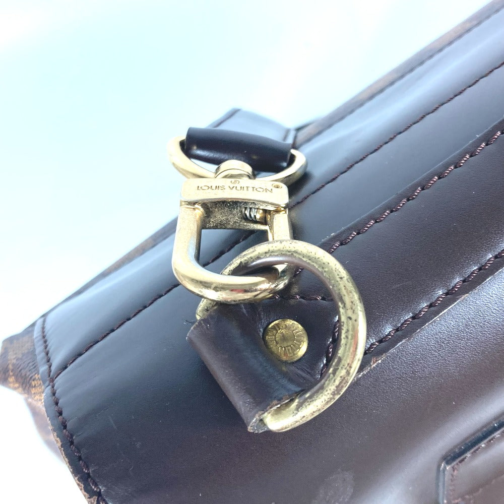 LOUIS VUITTON N41130 ダミエ ウエストエンドPM 斜め掛け トートバッグ ボストンバッグ ショルダーバッグ 2WAYバッグ ハンドバッグ ダミエキャンバス レディース エベヌ ブラウン