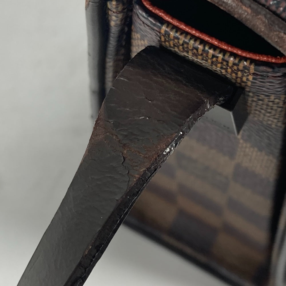 LOUIS VUITTON N51160 ダミエ トライベッカ・ロン フラップ 肩掛け カバン ショルダーバッグ ダミエキャンバス レディース エベヌ ブラウン
