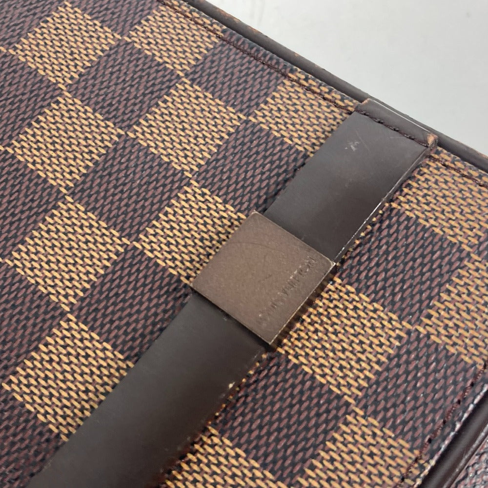 LOUIS VUITTON N51160 ダミエ トライベッカ・ロン フラップ 肩掛け カバン ショルダーバッグ ダミエキャンバス レディース エベヌ ブラウン