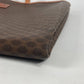 CELINE ヴィンテージ マカダム 縦型 カバン トートバッグ 肩掛け ショルダーバッグ PVC/レザー レディース ブラウン