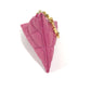 SAINT LAURENT PARIS Quilted Triangle Wallet, Coin Purse, Pouch, Leather, Women's, Pink