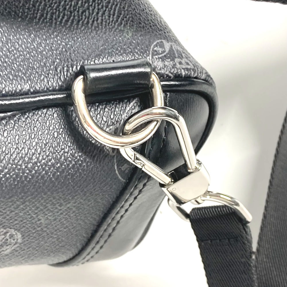 Berluti ロゴ カバン クロス ショルダーバッグ ボディバッグ PVC/レザー メンズ ブラック系