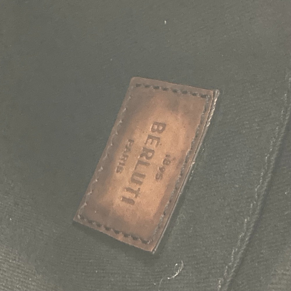 Berluti ロゴ カバン クロス ショルダーバッグ ボディバッグ PVC/レザー メンズ ブラック系