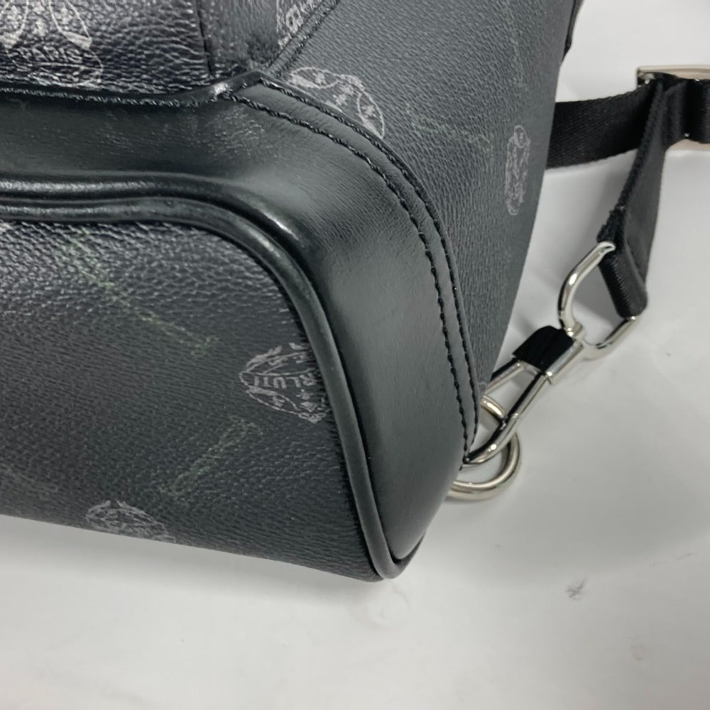 Berluti ロゴ カバン クロス ショルダーバッグ ボディバッグ PVC/レザー メンズ ブラック系