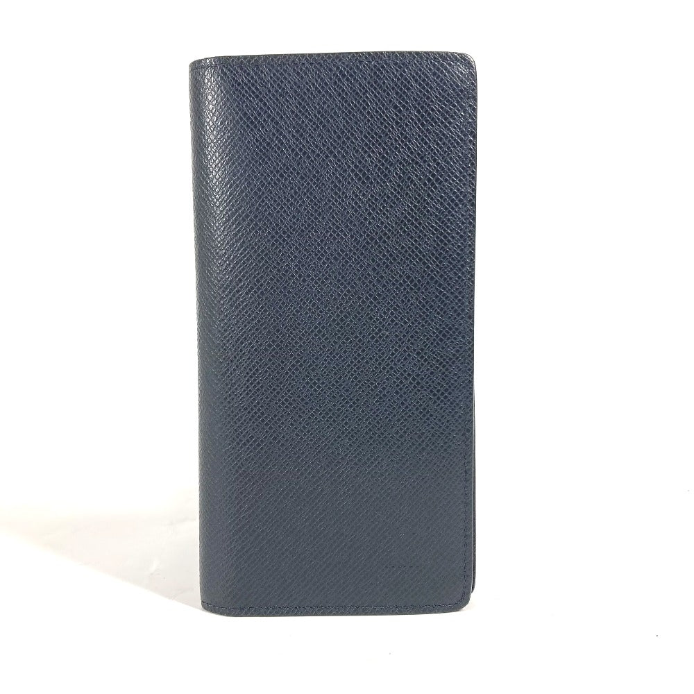 LOUIS VUITTON M30502 タイガ ポルトフォイユ・ブラザ ロングウォレット 2つ折り 長財布 タイガレザー メンズ ブルーマリーヌ ブルー