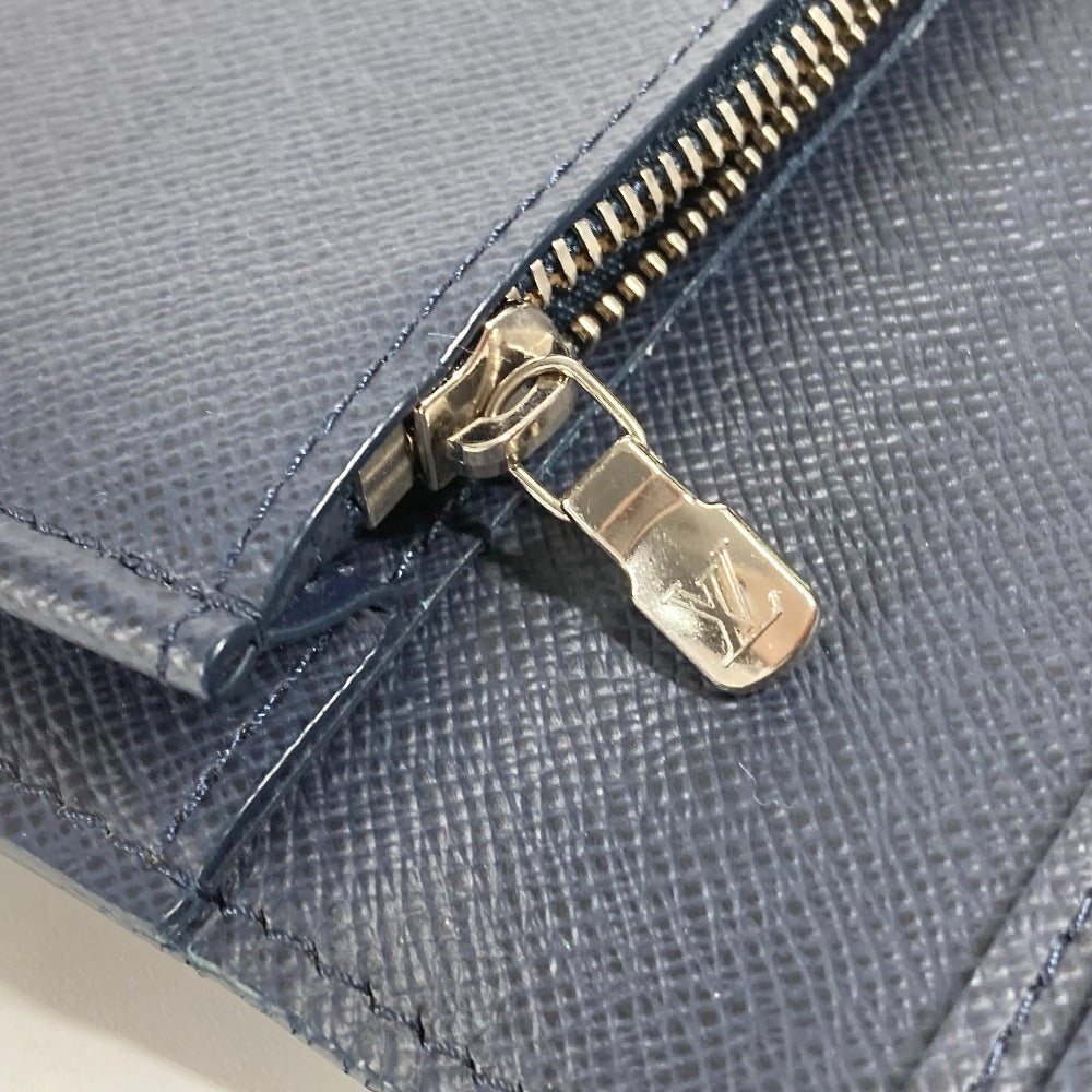 LOUIS VUITTON M30502 タイガ ポルトフォイユ・ブラザ ロングウォレット 2つ折り 長財布 タイガレザー メンズ ブルーマリーヌ ブルー
