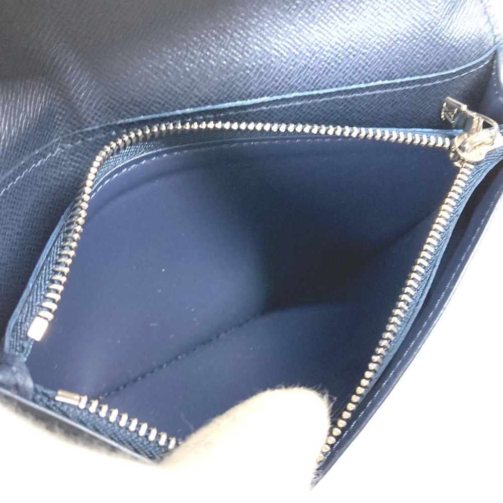 LOUIS VUITTON M30502 タイガ ポルトフォイユ・ブラザ ロングウォレット 2つ折り 長財布 タイガレザー メンズ ブルーマリーヌ ブルー