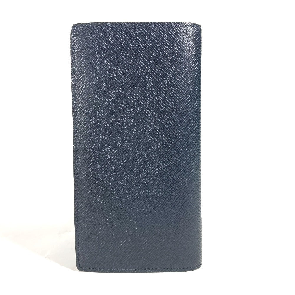 LOUIS VUITTON M30502 タイガ ポルトフォイユ・ブラザ ロングウォレット 2つ折り 長財布 タイガレザー メンズ ブルーマリーヌ ブルー