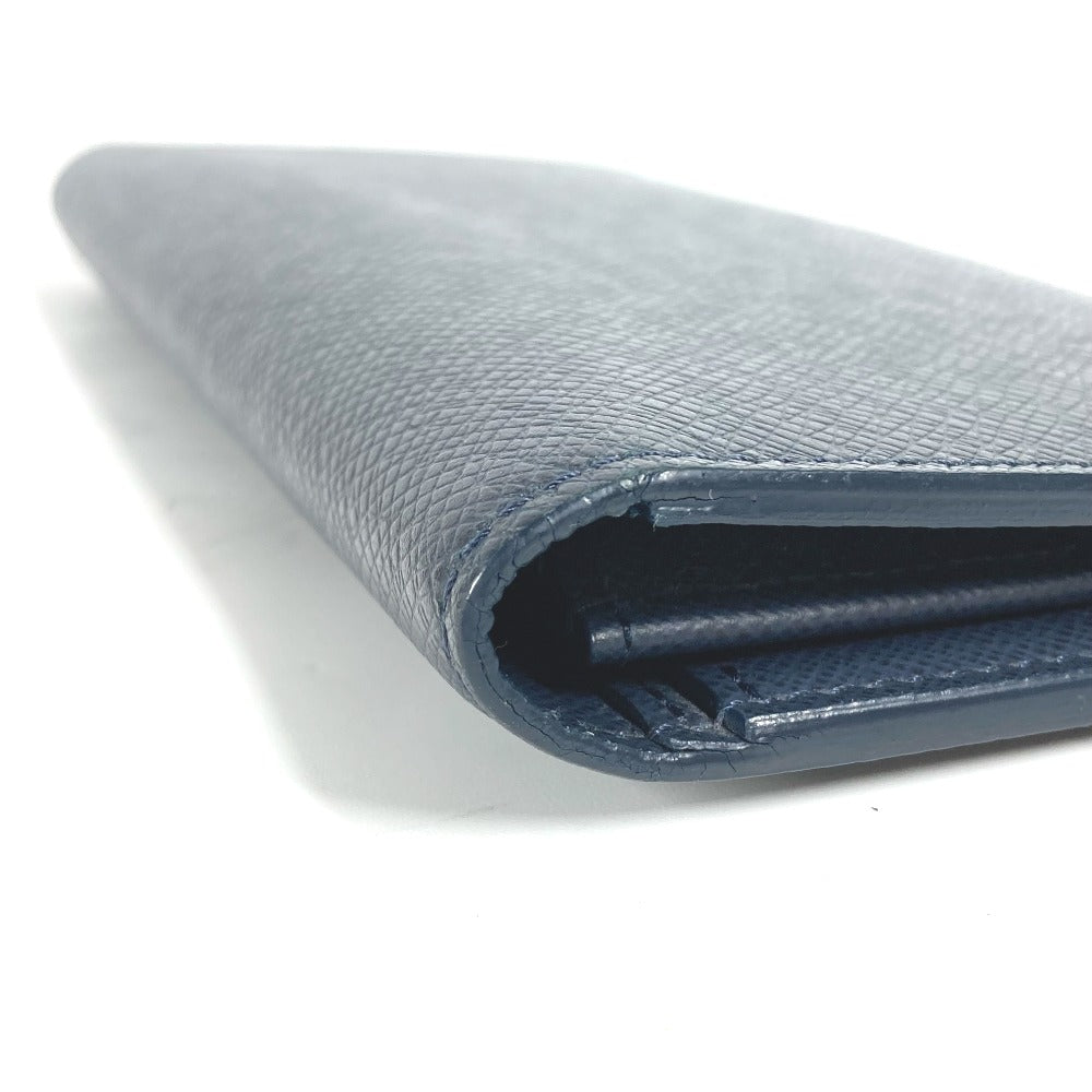 LOUIS VUITTON M30502 タイガ ポルトフォイユ・ブラザ ロングウォレット 2つ折り 長財布 タイガレザー メンズ ブルーマリーヌ ブルー