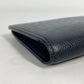 LOUIS VUITTON M30502 タイガ ポルトフォイユ・ブラザ ロングウォレット 2つ折り 長財布 タイガレザー メンズ ブルーマリーヌ ブルー