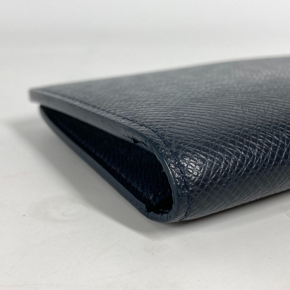 LOUIS VUITTON M30502 タイガ ポルトフォイユ・ブラザ ロングウォレット 2つ折り 長財布 タイガレザー メンズ ブルーマリーヌ ブルー
