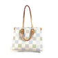 LOUIS VUITTON N40518 パステルダミエ オンザゴー MM カバン 肩掛け トートバッグ 2WAY ショルダーバッグ ハンドバッグ ダミエキャンバス レディース ピスタチオ ホワイト