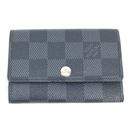 LOUIS VUITTON N62662 ダミエグラフィット ミュルティクレ 6 6連 鍵 キーケース ダミエグラフィットキャンバス メンズ ブラック