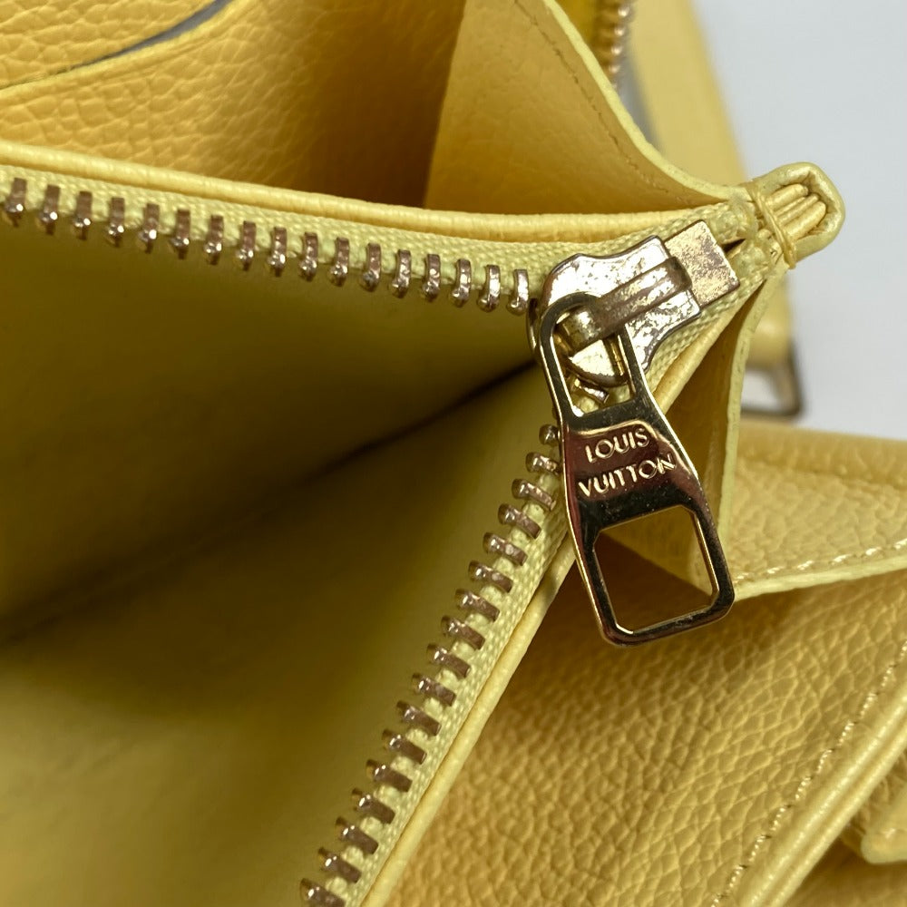 LOUIS VUITTON M81427 モノグラムアンプラント ジッピーウォレット ラウンドファスナー 長財布 モノグラムアンプラントレザー レディース ジョーヌ イエロー
