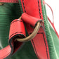 LOUIS VUITTON M44147 エピ プチノエ 巾着 ショルダーバック 斜め掛けバック 肩掛けバック 鞄 バック ショルダーバッグ エピレザー レディース ボルネオグリーン×カスティリアンレッド グリーン