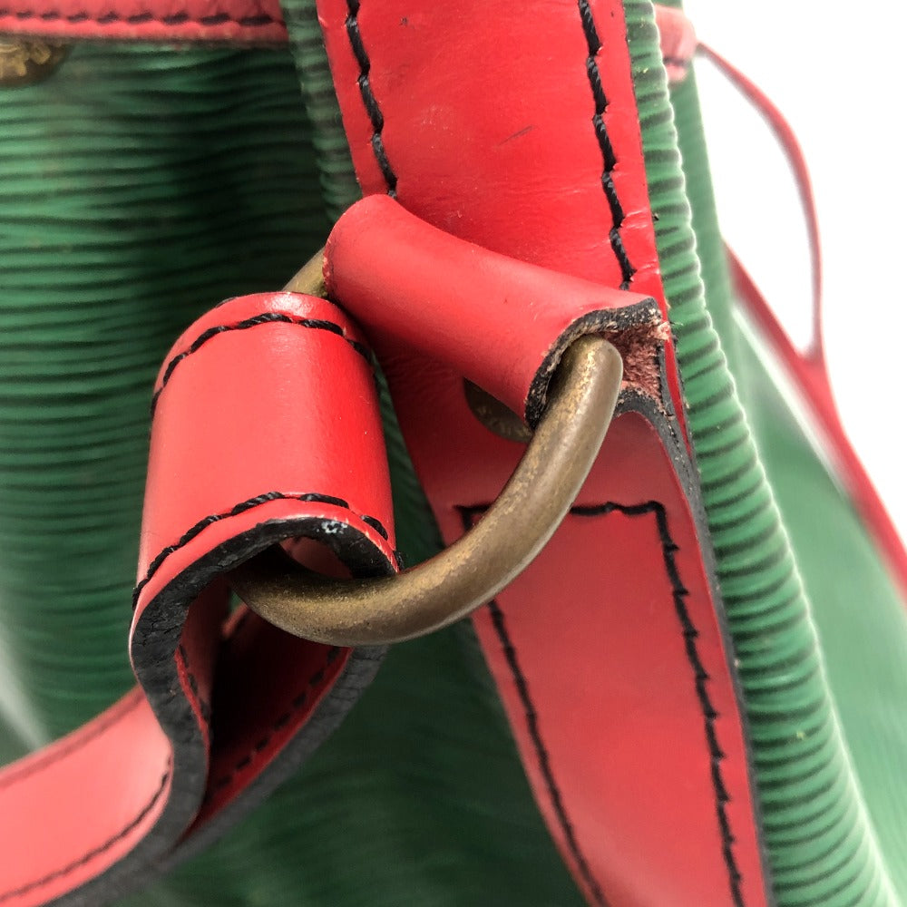 LOUIS VUITTON M44147 エピ プチノエ 巾着 ショルダーバック 斜め掛けバック 肩掛けバック 鞄 バック ショルダーバッグ エピレザー レディース ボルネオグリーン×カスティリアンレッド グリーン